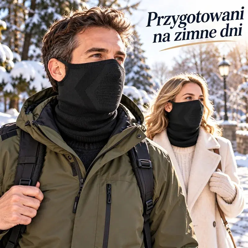 🔥Ciepła maska na twarz, rozszerzona ochrona szyi, zapewnia pełną ochronę, oddychalność i wygodę.