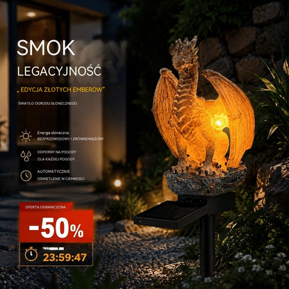 1 sztuka 139zł🔥Lampa ogrodowa solarna — edycja Golden Ember