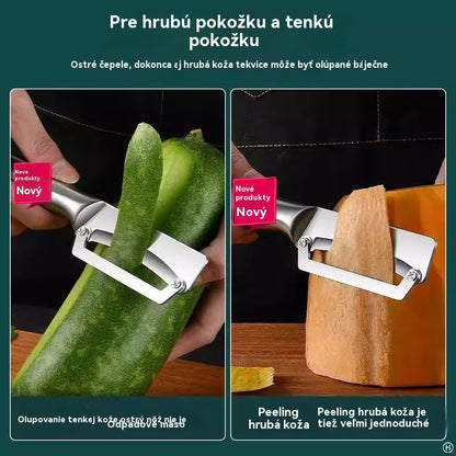 🔥【Kúp 1 kus, 1 kus zadarmo】Škrabka z nehrdzavejúcej ocele so zahusteným povrchom, kuchynský špeciál.