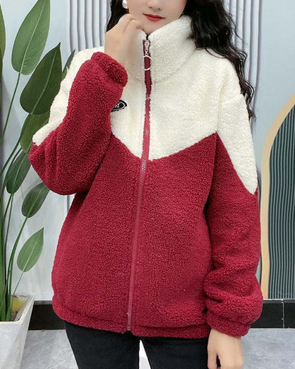 🧡Jesen i zima Novo u ponudi💛🐏【M-4XL】Zimska jakna od flisa, jakna od ojačanog janjećeg pamuka, topla jakna